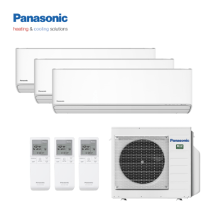 Panasonic multi-split airco CU-3Z52TBE wandunits Etherea 3x CS-Z20ZKEW