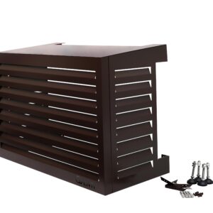 Qventi - airco omkasting bruin - Small (75 x 100 x 50 cm) CAL100BB