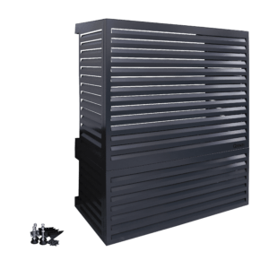 Qventi - airco omkasting antraciet - Extra Large (125 x 150 x 75 cm)