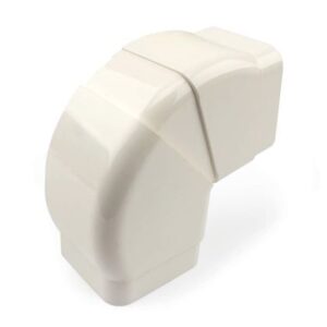 Canalplast CPV90 ronde verstelbare platte bocht 45-135°