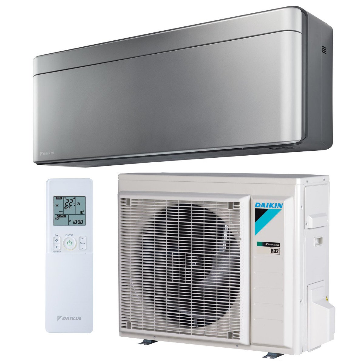Daikin stylish single-split airco zilver