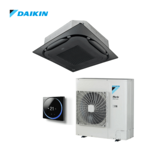 Daikin Roundflow cassette airco FCAG100B + RZASG100MY 10,0kW | standaardpaneel zwart