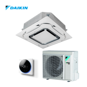 Daikin Roundflow cassette airco FCAG50B + RXM50A 5,0kW | designpaneel wit