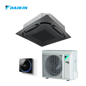 Daikin Roundflow cassette airco FCAG50B + RXM50A 5,0kW | standaardpaneel zwart