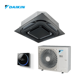 Daikin Roundflow cassette airco FCAHG140B + RZAG140NY 14,0kW | designpaneel zwart