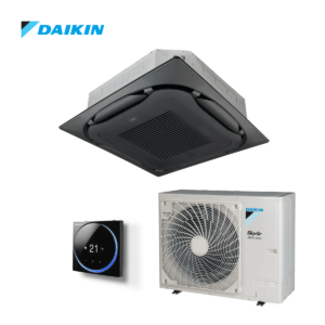 Daikin Roundflow cassette airco FCAHG140B + RZAG140NY 14,0kW | standaardpaneel zwart