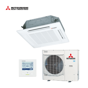 Mitsubishi cassette airco FDT100VH + FDC100VSA-W 10,0kW | groot model (90x90)