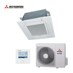 Mitsubishi cassette airco FDTC60VH + SRC60ZSX-W 6,0kW | klein model (60x60)