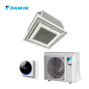 Daikin cassette airco FFA25A + RXM25A 2,5kW | paneel zilver