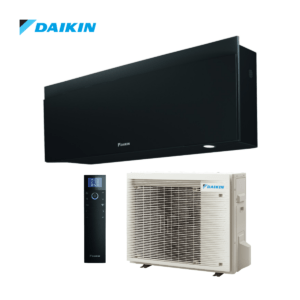 Daikin Emura wandmodel airco FTXJ20AB + RXJ20A 2,0kW mat zwart