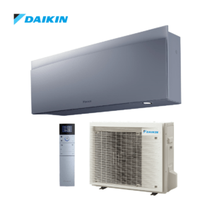 Daikin Emura wandmodel airco FTXJ20AS + RXJ20A 2,0kW zilver