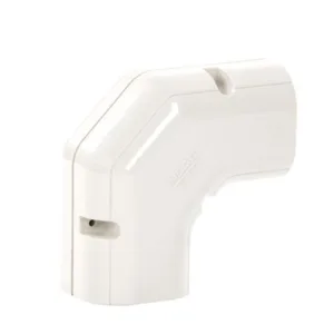Inoac NE60-W platte lange bocht 90° (wit)
