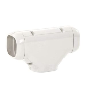 Inoac NT100-W T-stuk incl. 2x verloop 60/75mm (wit)