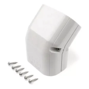 Inoac NU60-W stijgende bocht 45° (wit)