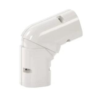 Inoac NX75-W verstelbare platte bocht 45°/90° (wit)