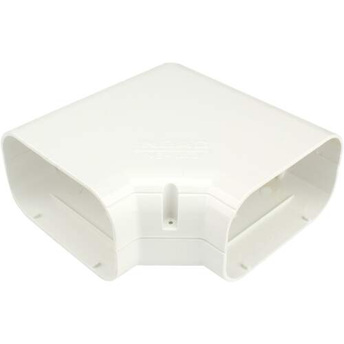 Inoac NE140-W platte lange bocht 90° (wit) - Afbeelding 3