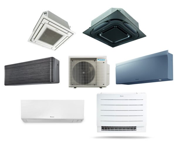 Daikin multi-split airco, met verschillende binneunits op één buitenunit