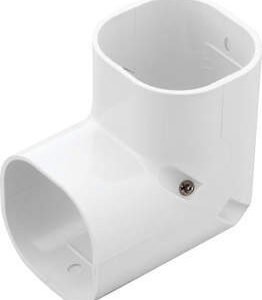 Inaba Denko SC-100-W lange stijgende bocht 90° - Wit