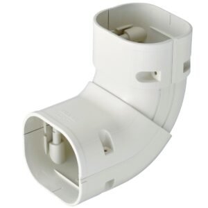 Inaba Denko SCS-100-W verstelbare stijgende bocht 45-90° - Wit