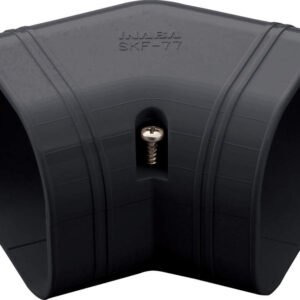 Inaba Denko SKF-100-K platte bocht 45° - Zwart