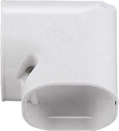 Inaba Denko SKM-77-W korte platte bocht 90° - Wit