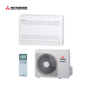 Mitsubishi vloermodel airco SRF50ZSX-W + SRC50ZSX-W 5,0kW