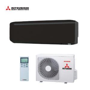 Mitsubishi wandmodel airco SRK35ZS-WFBB + SRC35ZS-W 3,5kW mat zwart (RAL9005)