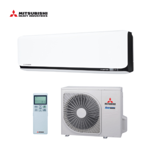 Mitsubishi wandmodel airco SRK20ZSX-WFB + SRC20ZSX-W 2,0kW zwart-wit