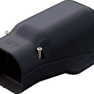 Inaba Denko SW-77-K muur afdekkap - Zwart