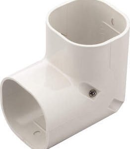 Inaba Denko SC-100-I lange stijgende bocht 90° - Ivoor