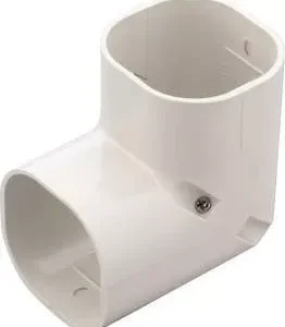 Inaba Denko SC-140-I lange stijgende bocht 90° - Ivoor